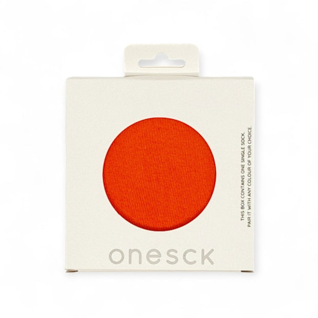 Flame Orange One - Single Socks