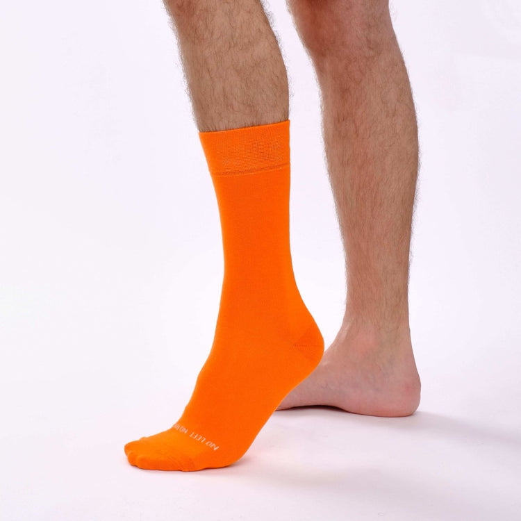 Flame Orange Single Sock -Single Socks