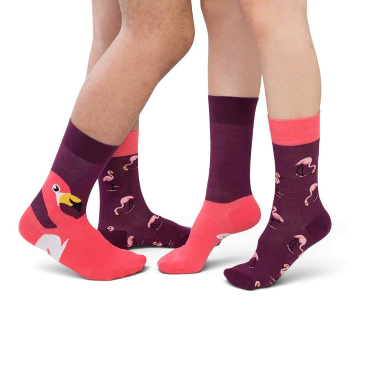 Flamingo Flair Organic Cotton Socks -Pair Socks