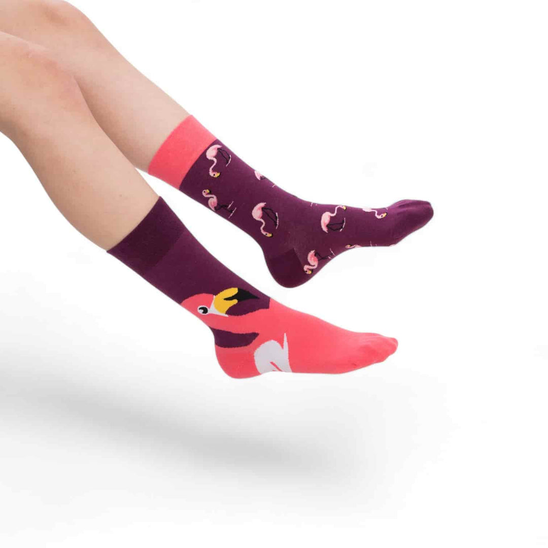 Flamingo Flair Organic Cotton Socks