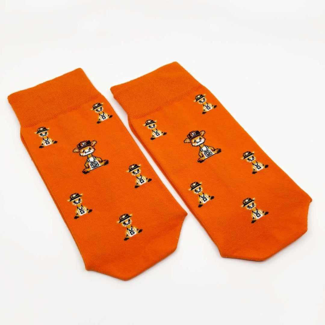Funky Animal Hiphop Giraffe Cotton Socks -Pair Socks