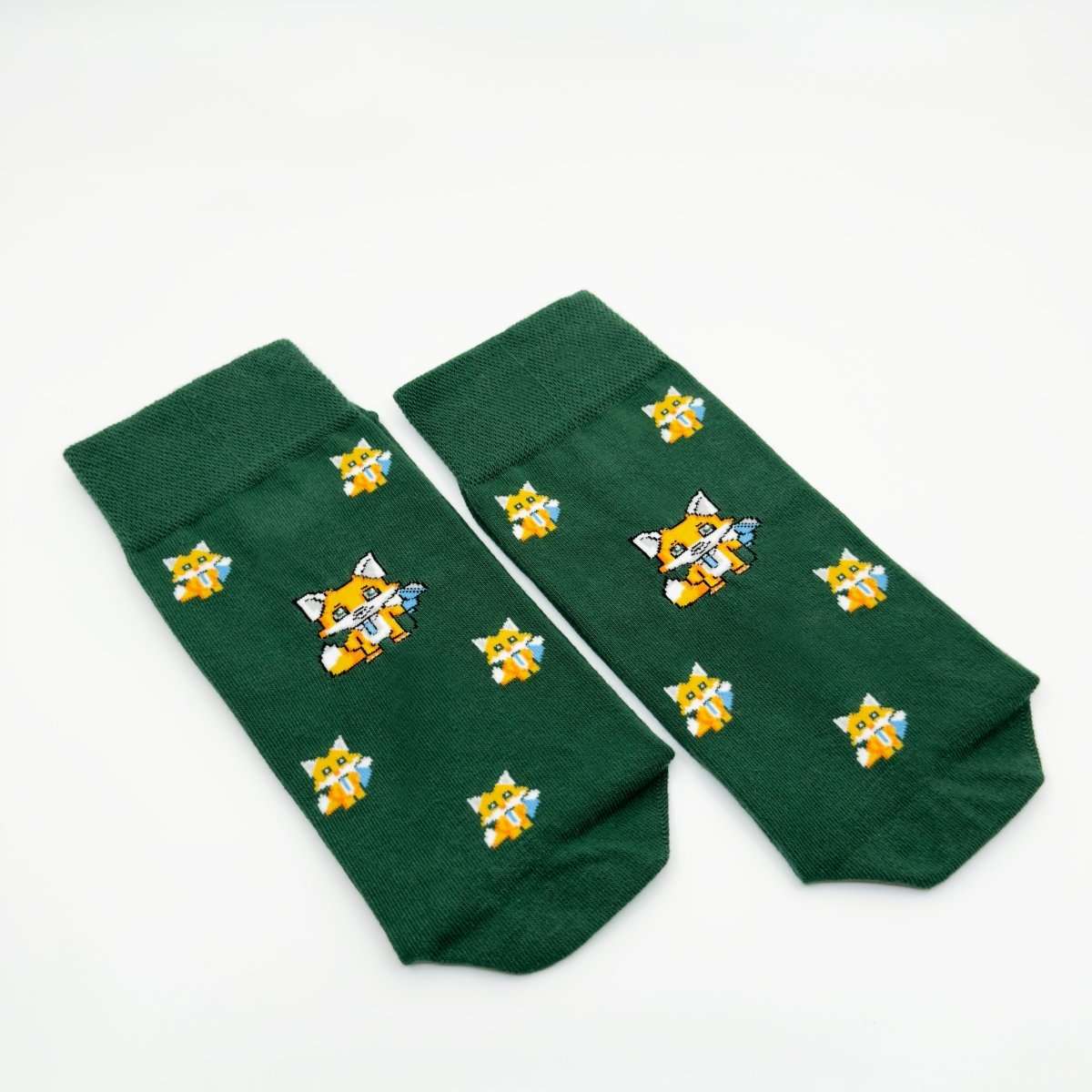 Funky Animal Popstar Fox Cotton Socks -Pair Socks