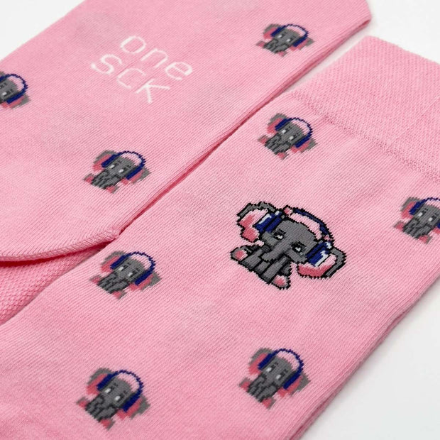 Funky Animal Socks | DJ Elephant - Twin Socks
