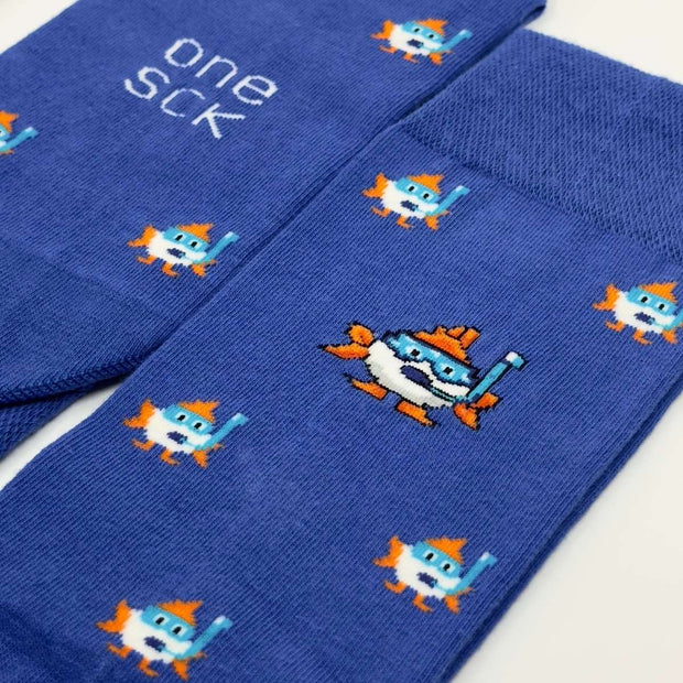 Funky Animal Socks | Learner Fish - Twin Socks