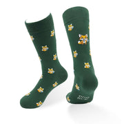 Funky Animal Socks | Popstar Fox - Twin Socks