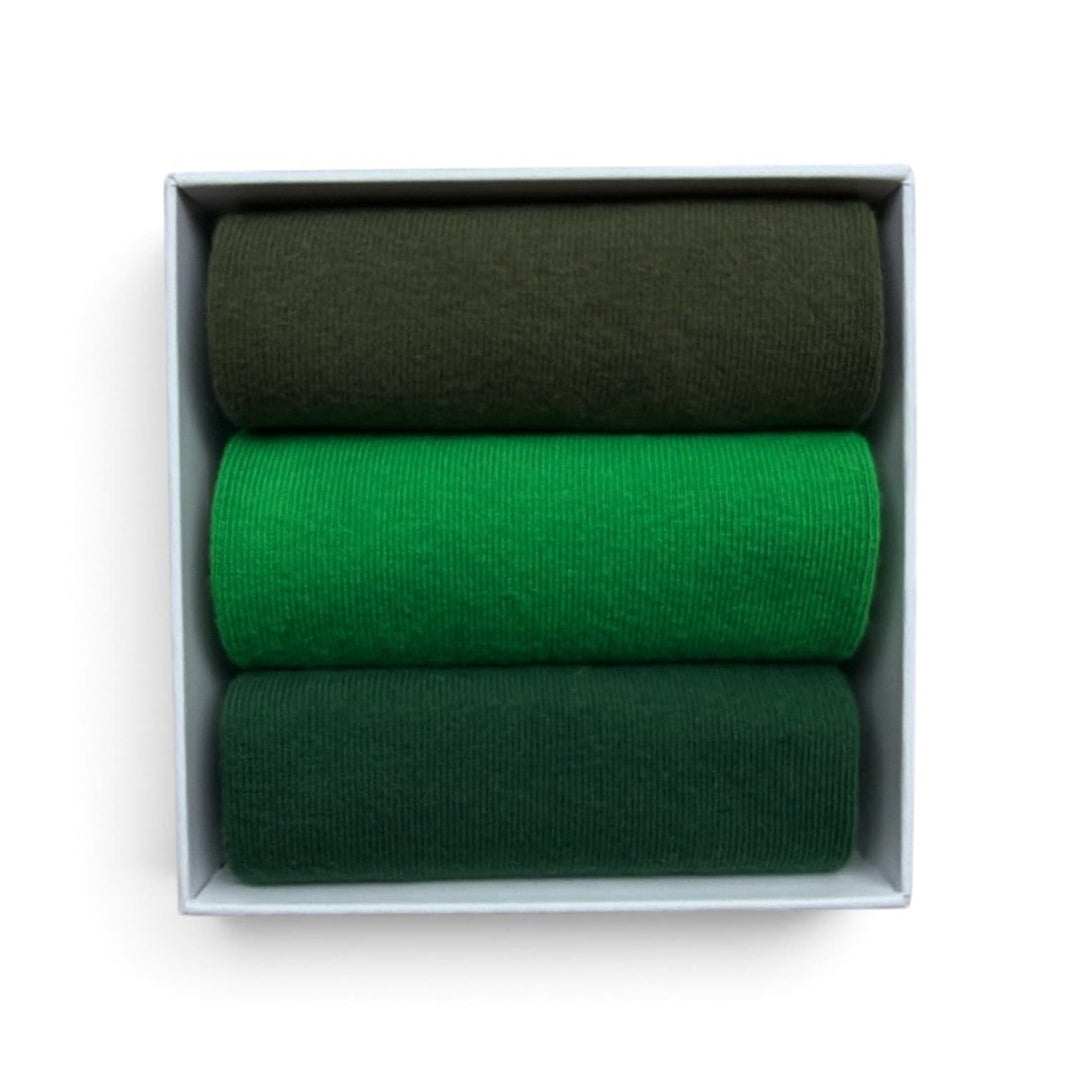 Green Escape – 3 Pair Sock Gift Box -Bundle