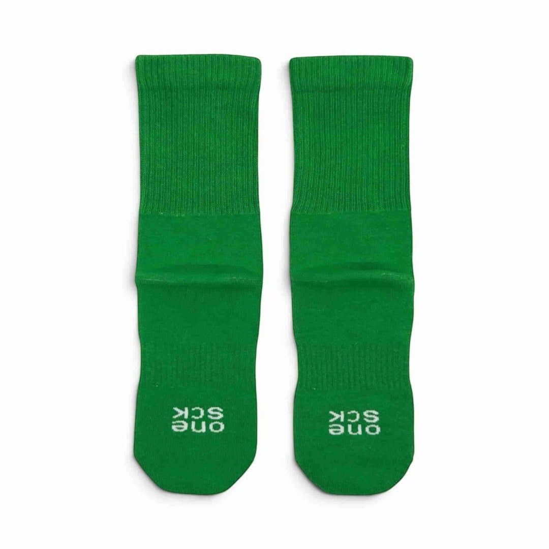 Green Ribbed Soft Touch Cotton Socks -Pair Socks
