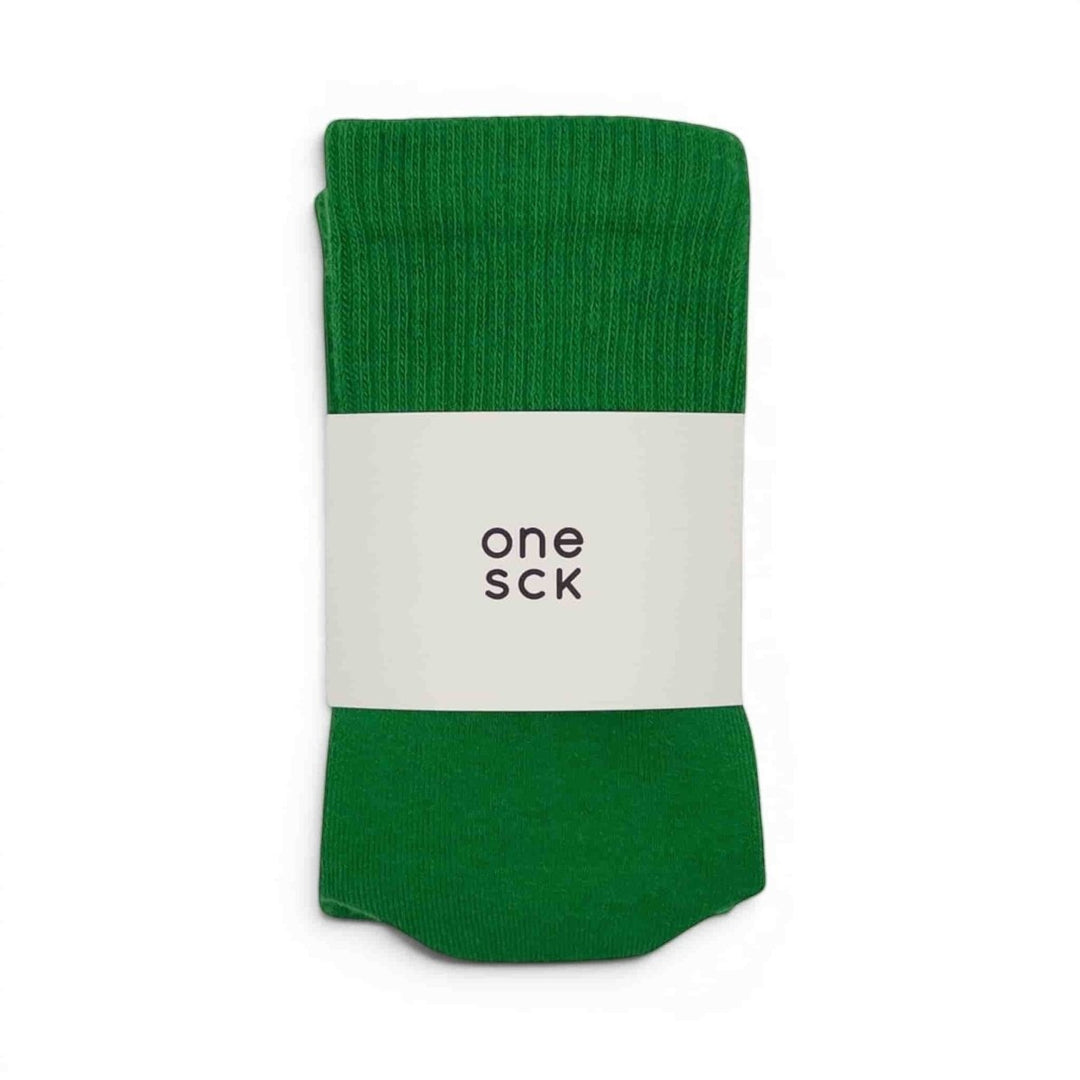 Green Ribbed Soft Touch Cotton Socks -Pair Socks