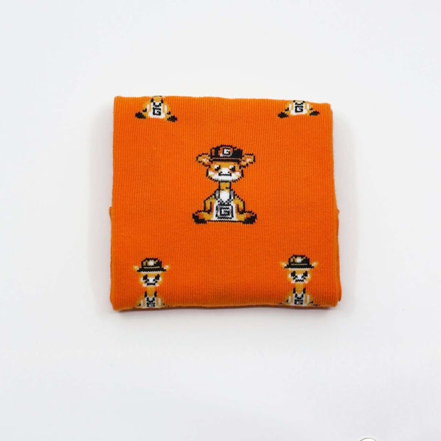 Hiphop Giraffe Single Cotton Sock - Single Socks