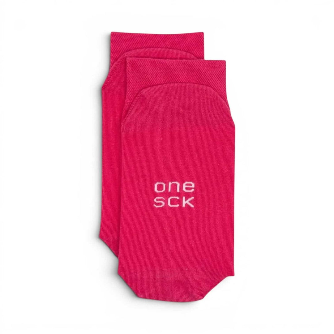 Hot Pink Cotton Socks -Pair Socks