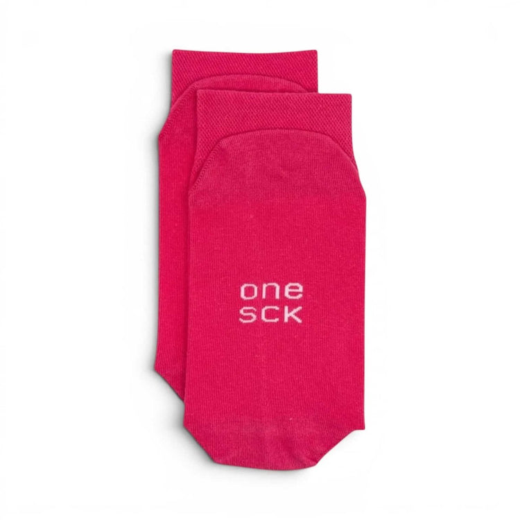 Hot Pink Cotton Socks -Pair Socks