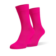 Hot Pink Organic Cotton Crew Socks - Twin Socks