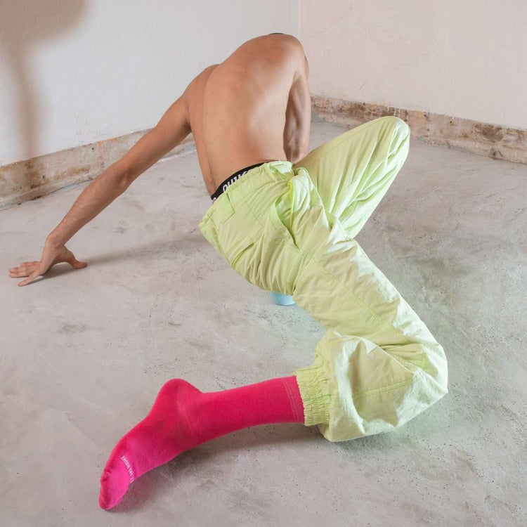 Hot Pink Single Sock -Single Socks