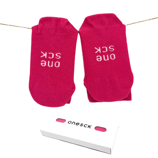 Hot Pink Twin Kids Socks