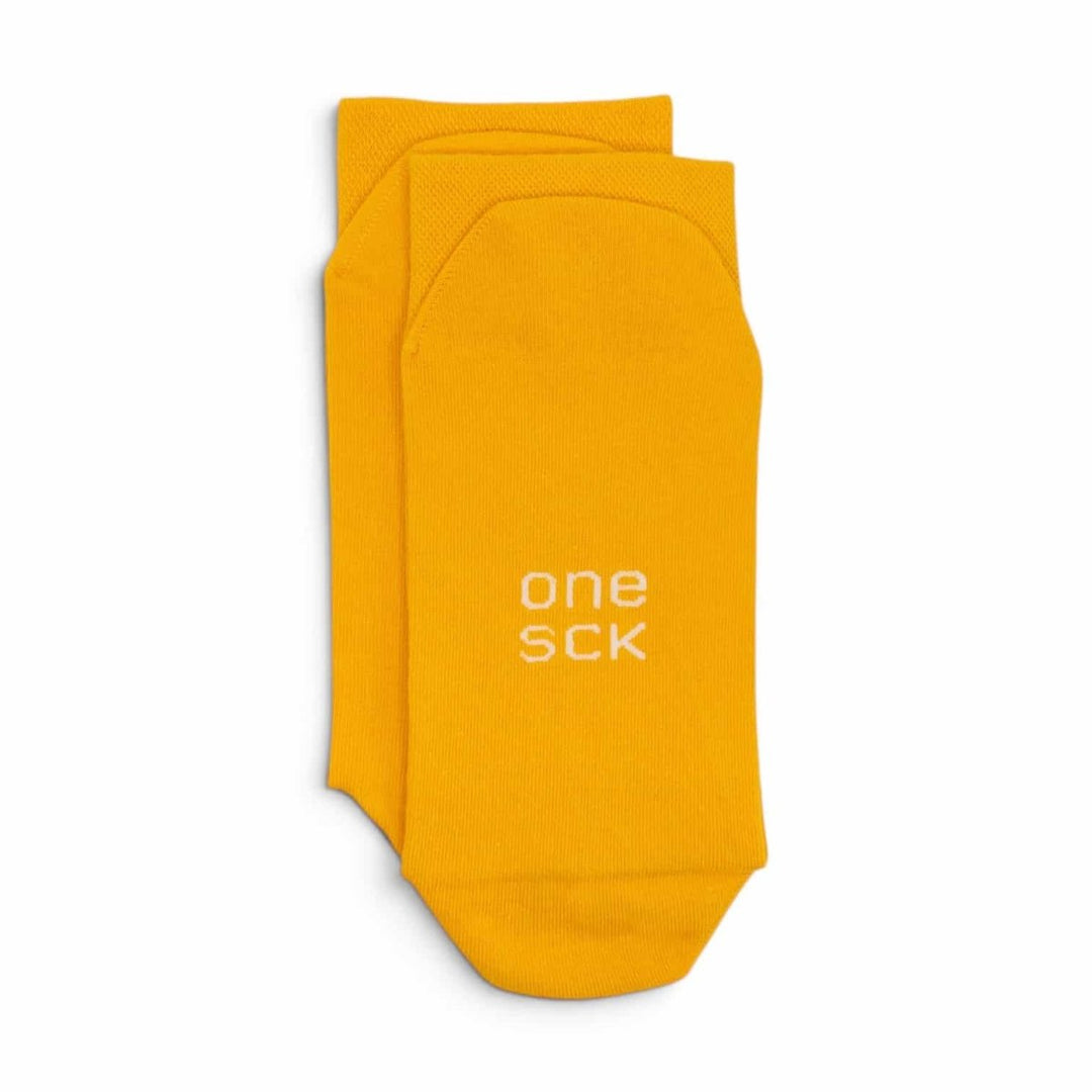 Light Orange Cotton Crew Socks -Pair Socks