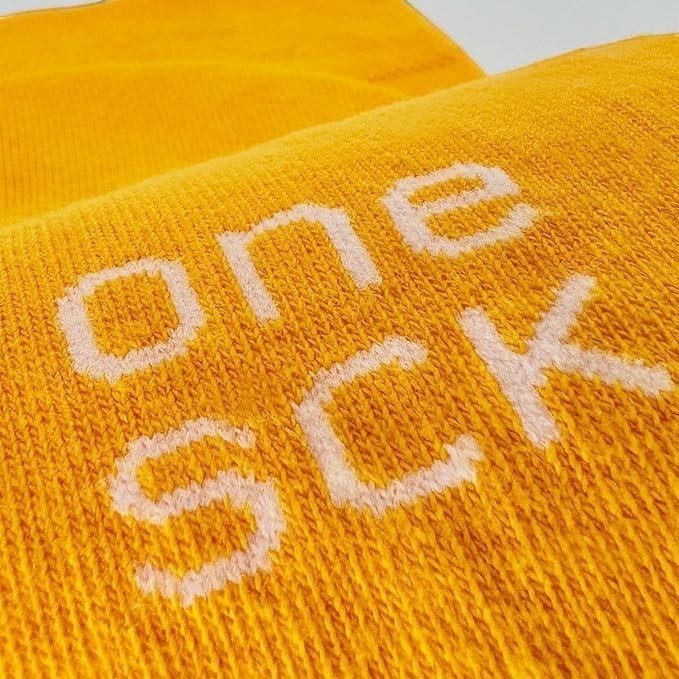 Light Orange Cotton Crew Socks -Pair Socks