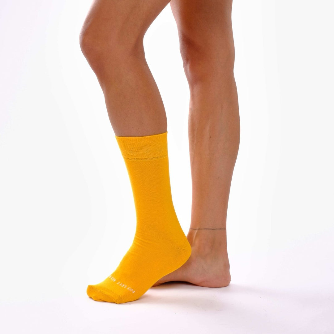 Light Orange Single Sock -Single Socks