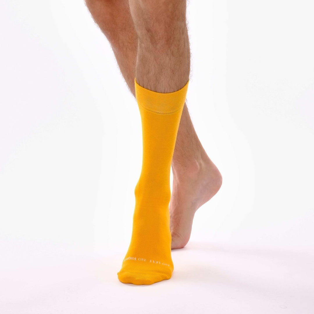 Light Orange Single Sock -Single Socks