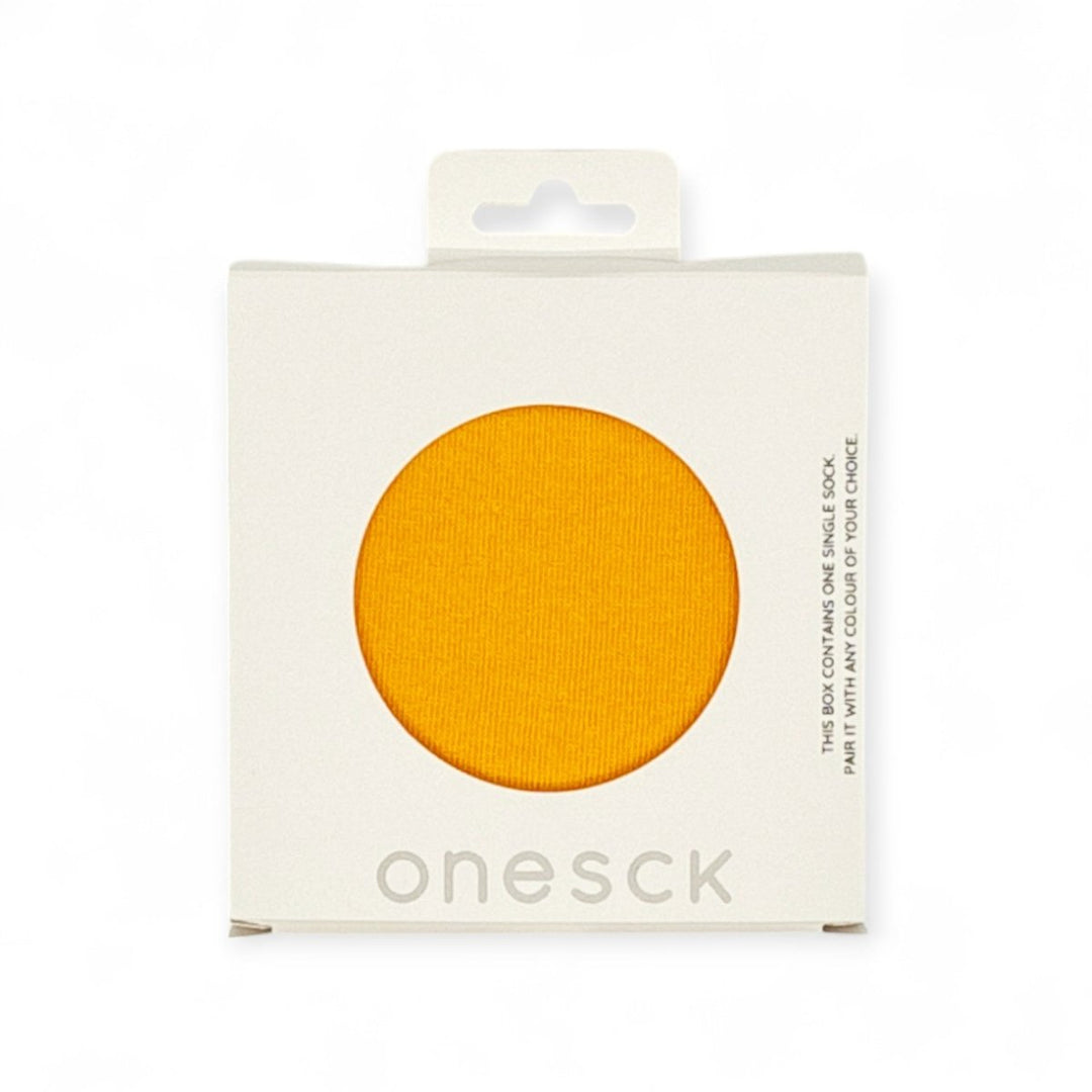 Light Orange Single Sock -Single Socks