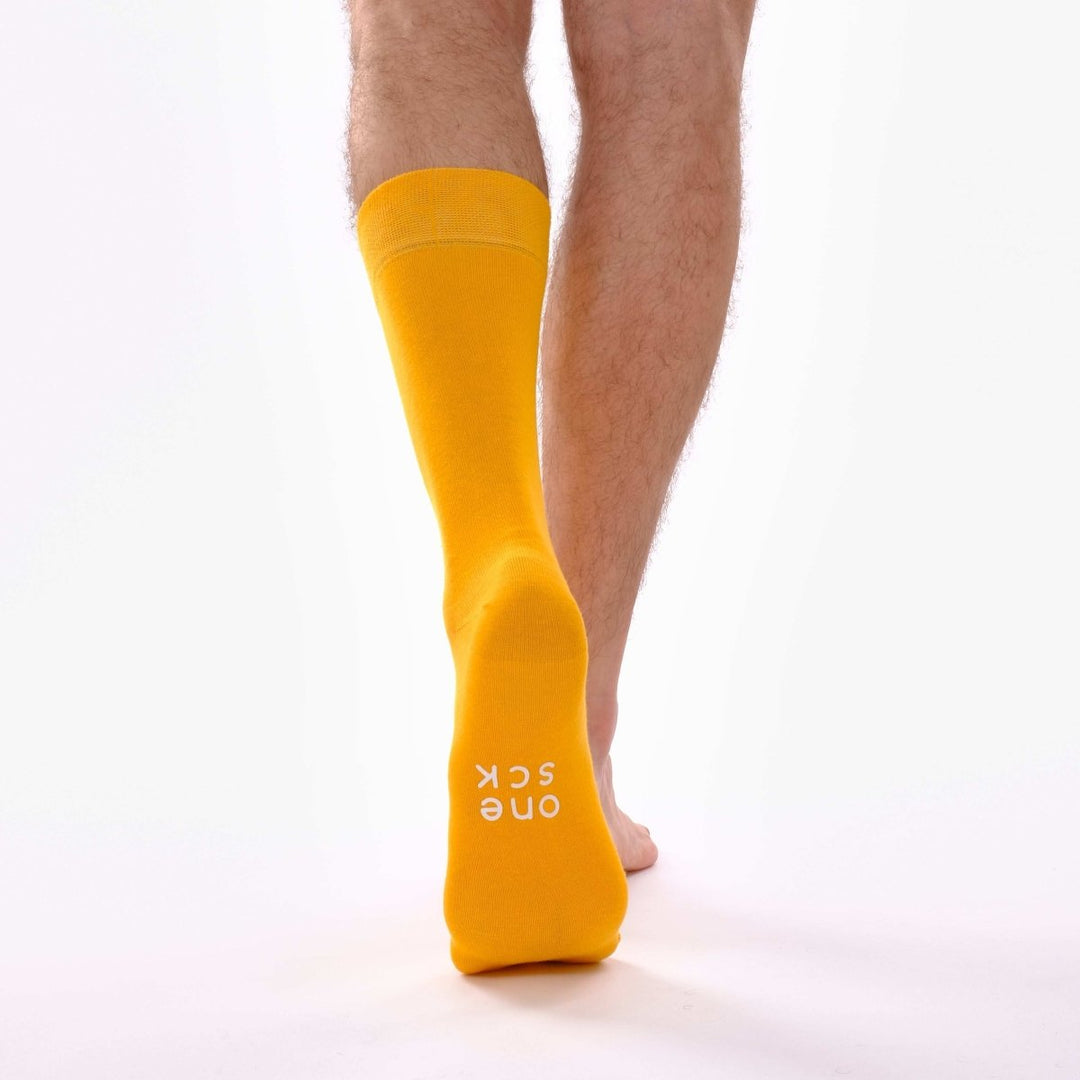 Light Orange Single Sock -Single Socks