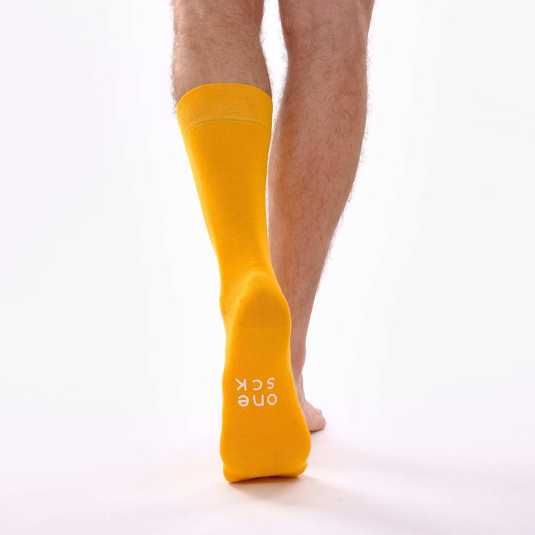 Light Orange Single Sock -Single Socks