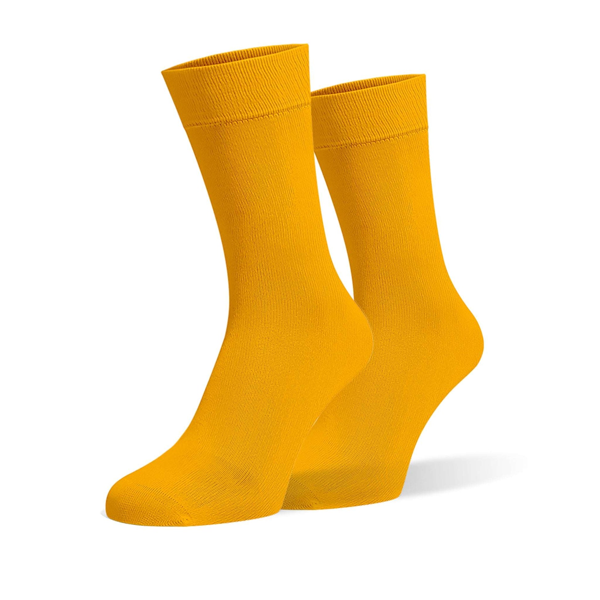 Light Orange Twin Cotton Socks