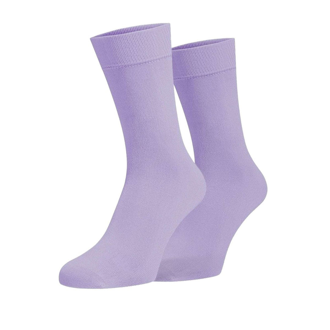 Lilac Cotton Socks -Pair Socks