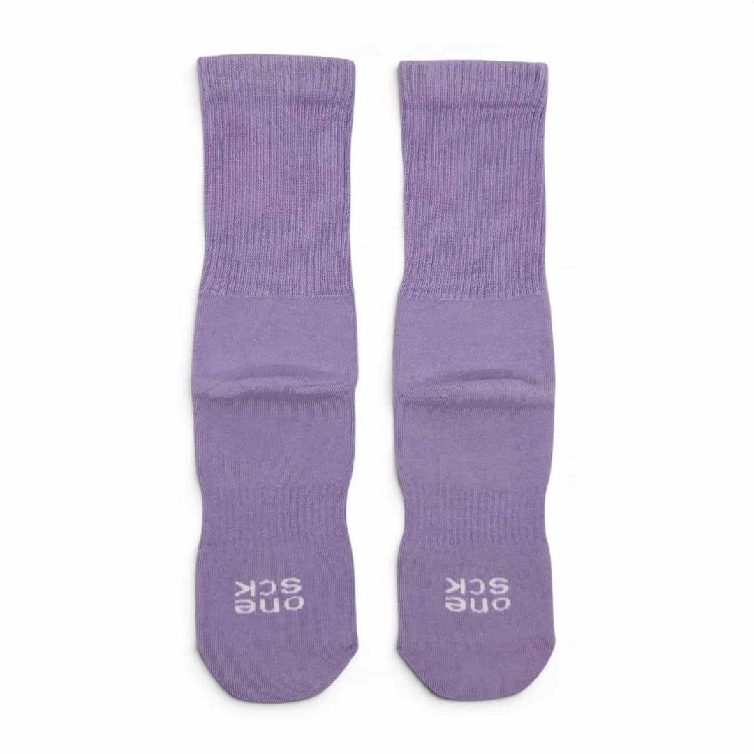 Lilac Ribbed Soft Touch Cotton Socks -Pair Socks