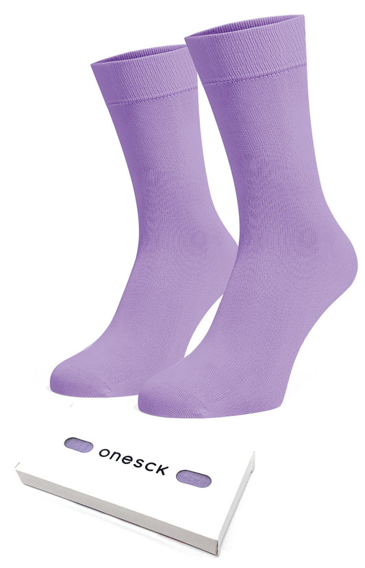 Lilac Twin Socks