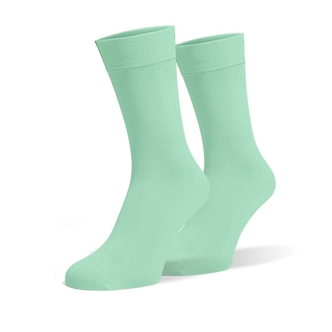 Mint Green Cotton Socks -Pair Socks