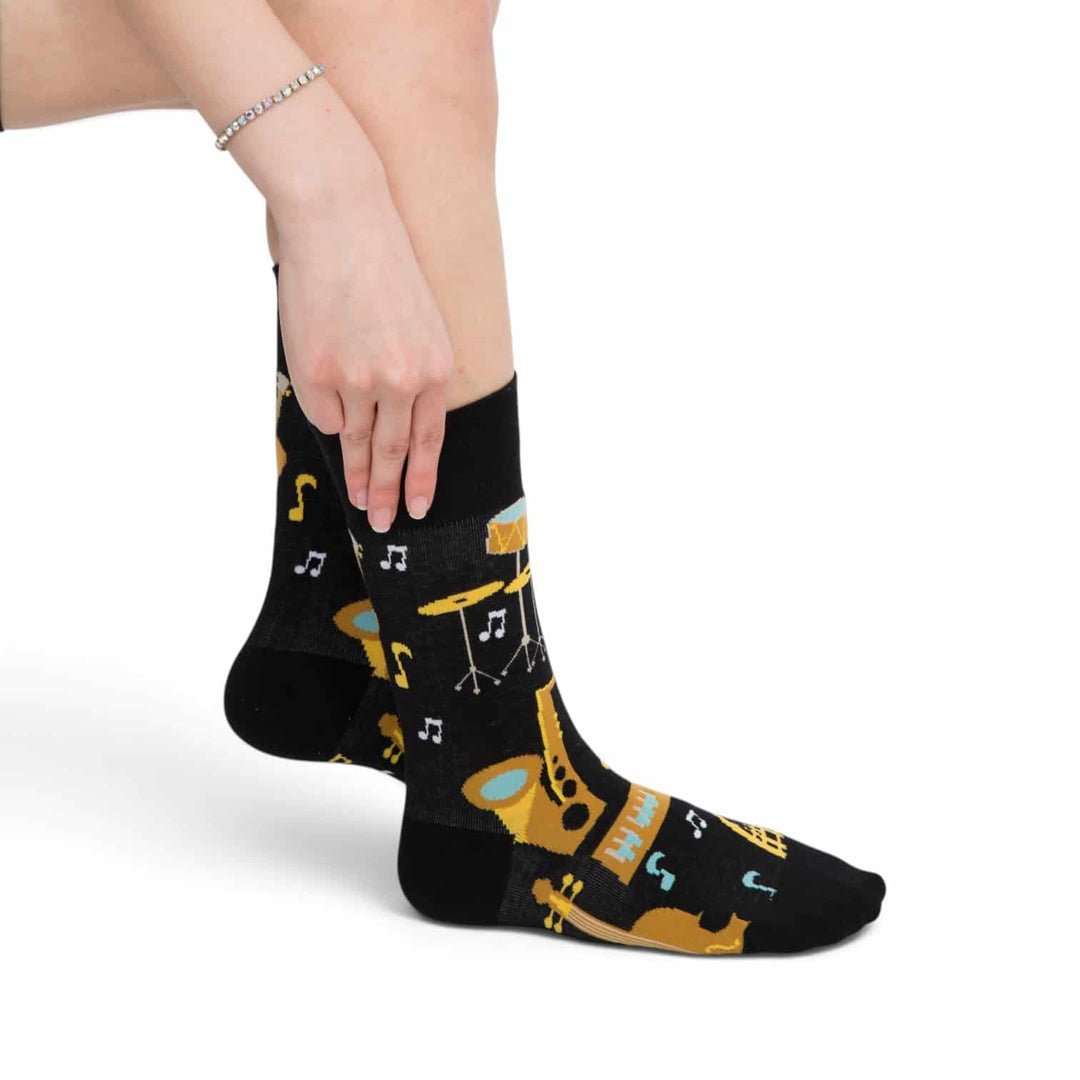 Jazz Club Organic Cotton Socks