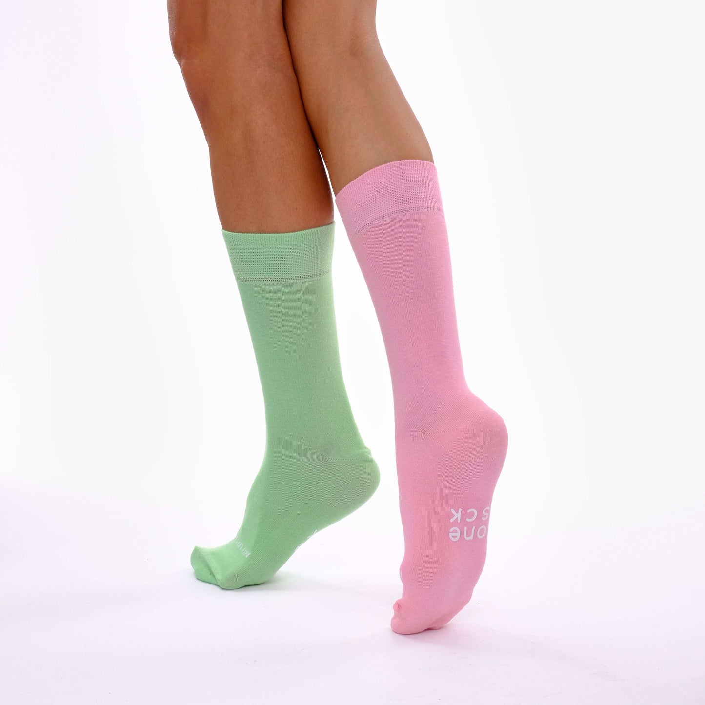 Candy Pink & Mint Green Odd Socks