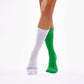 Green & Off White Odd Socks