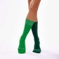 Dark Green & Green Odd Socks