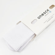 Off White Cotton Crew Ribbed Diabetic Socks - Twin Socks