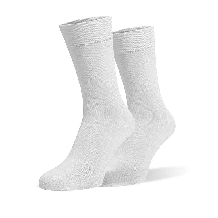 Off White Cotton Socks -Pair Socks