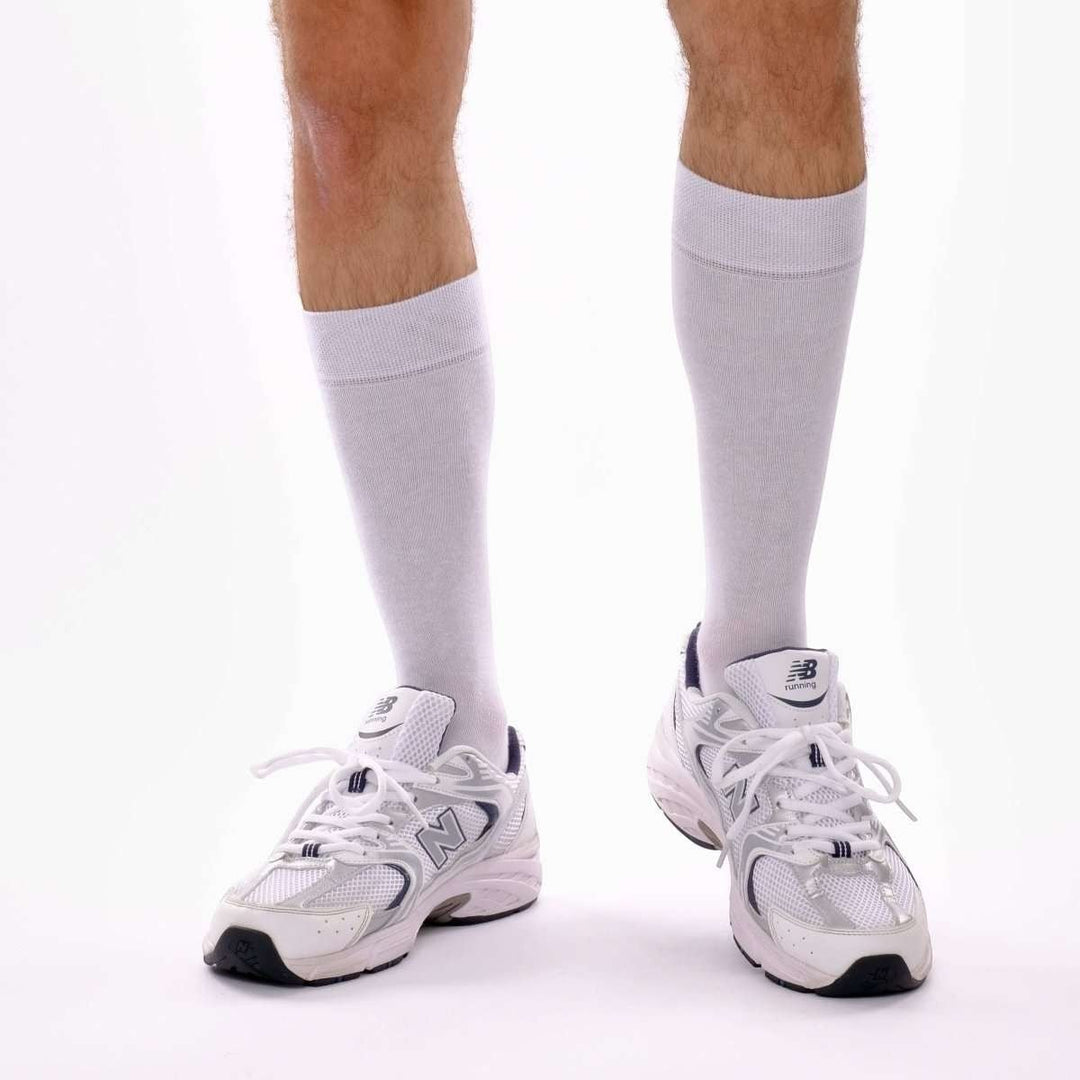 Off White Cotton Socks -Pair Socks