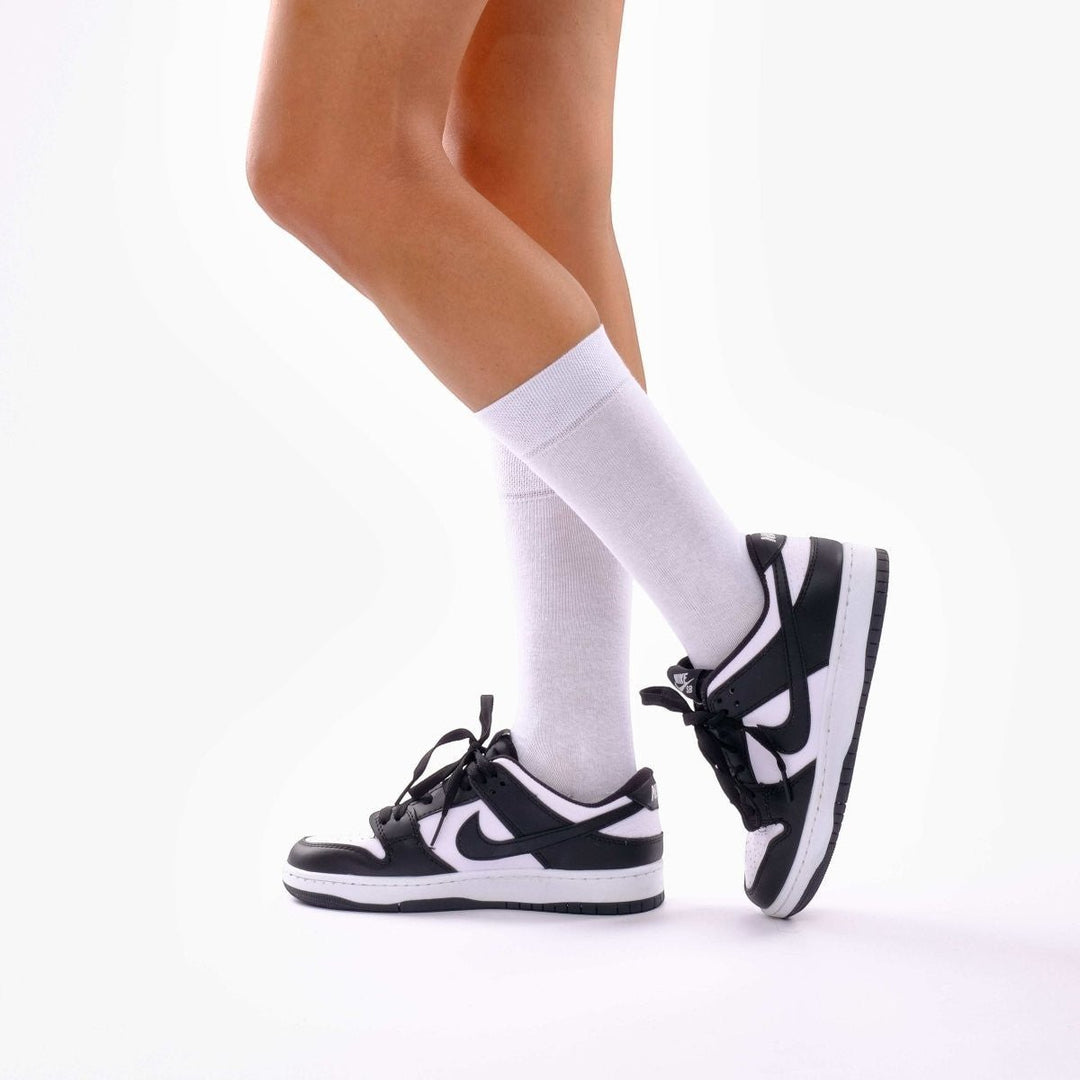 Off White Cotton Socks -Pair Socks