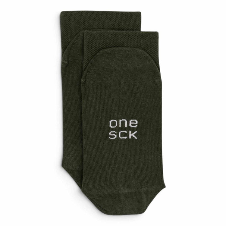 Olive Green Cotton Socks -Pair Socks