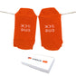 Orange Twin Kids Socks