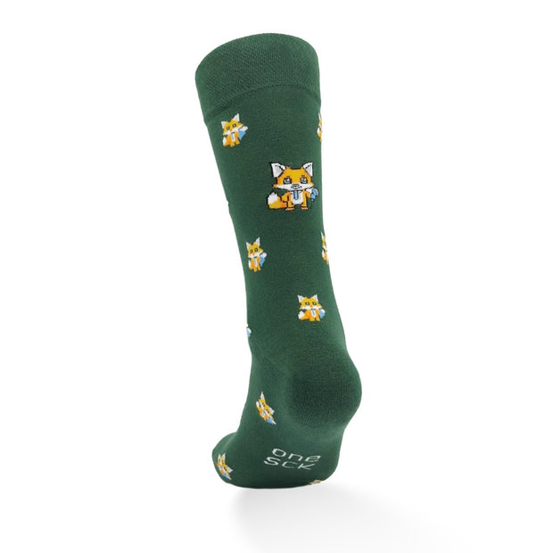Pop star Fox Single Cotton Sock - Single Socks