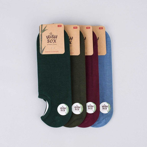 Premium Bamboo Men’s Sneaker Socks – 4 Pack - Bamboo Socks