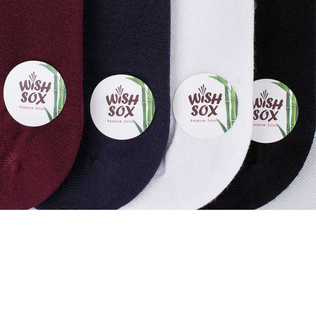 Premium Bamboo Men’s Sneaker Socks – 4 Pack - Bamboo Socks