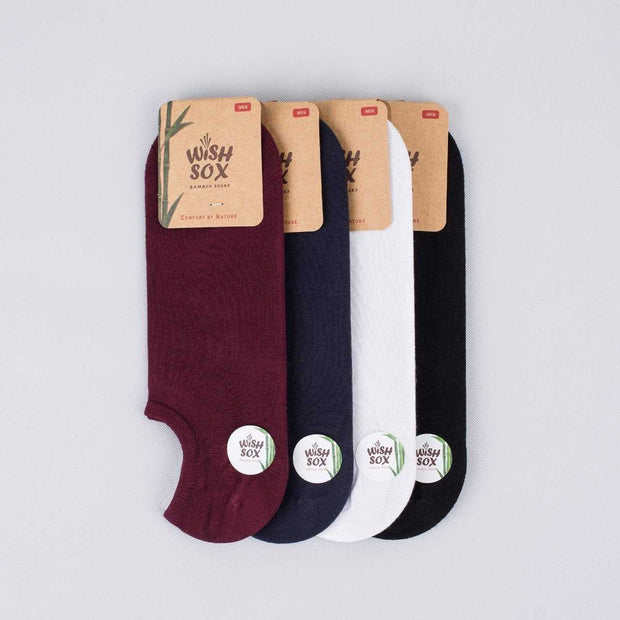 Premium Bamboo Men’s Sneaker Socks – 4 Pack - Bamboo Socks