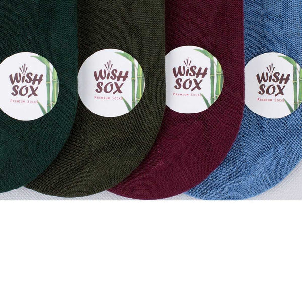 Premium Bamboo Men’s Sneaker Socks – 4 Pack - Bamboo Socks