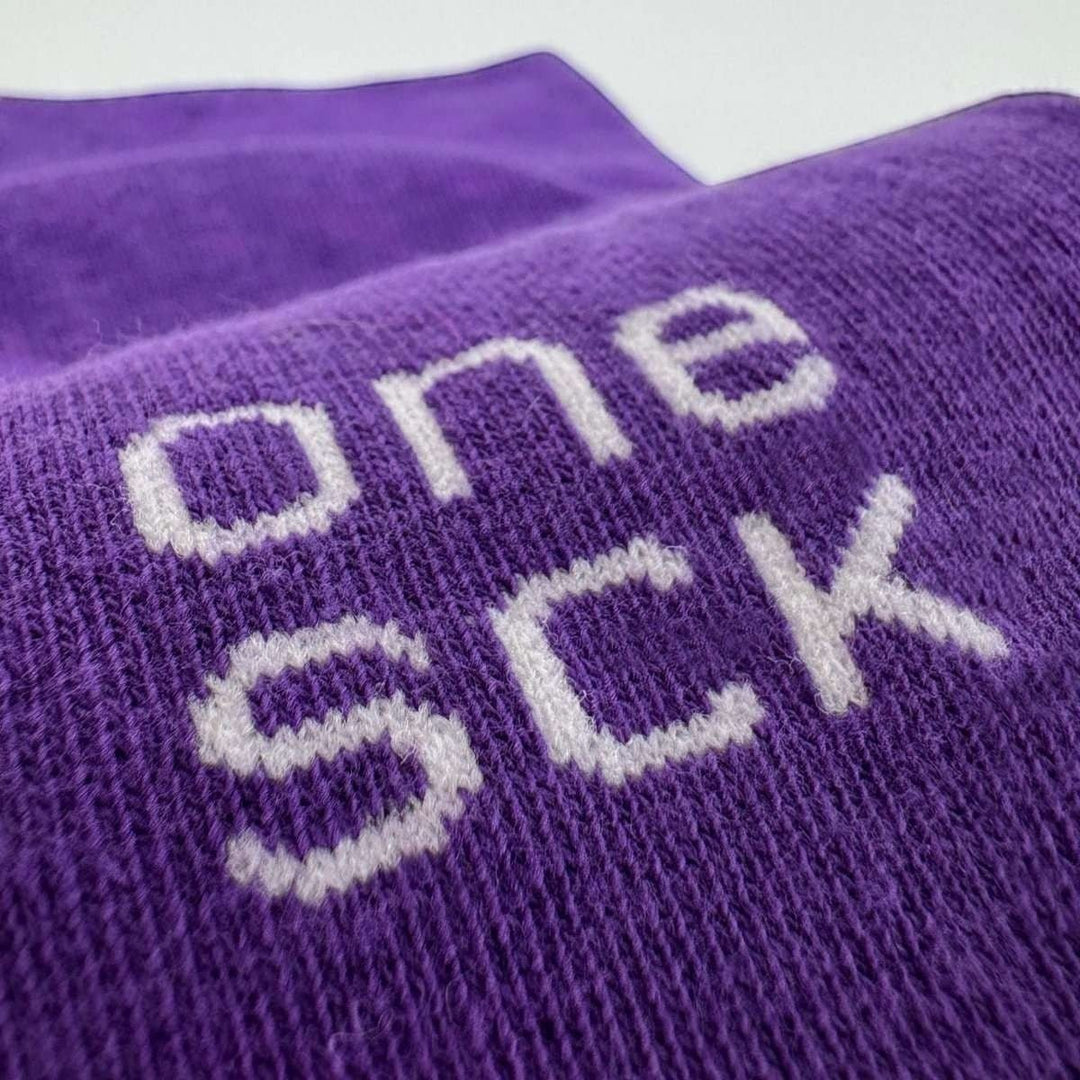 Purple Cotton Crew Socks -Pair Socks