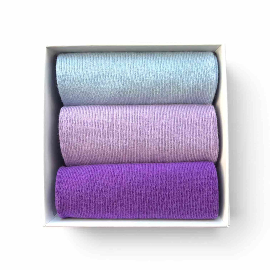 Purple Haze — 3-Pair Sock Gift Box