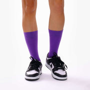 Purple Organic Cotton Crew Socks - Twin Socks