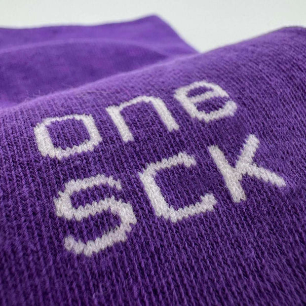 Purple Organic Cotton Crew Socks - Twin Socks