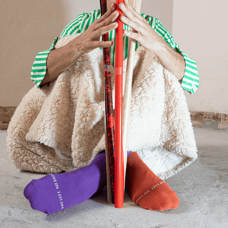 Purple Single Sock -Single Socks